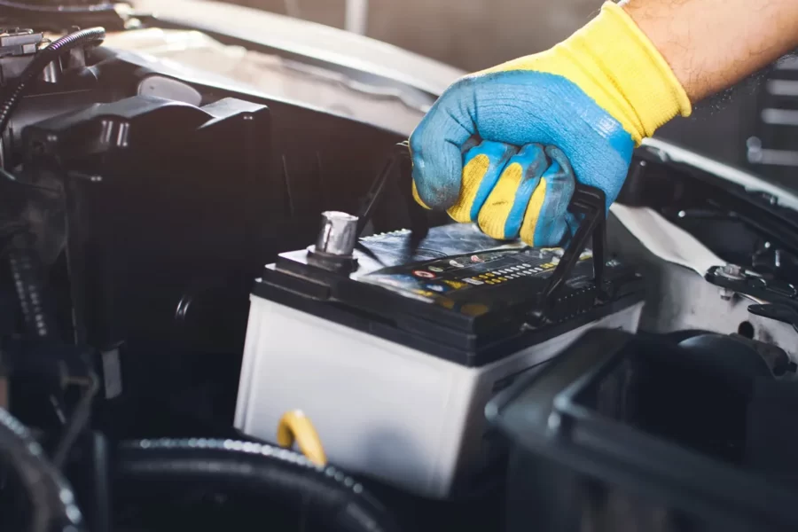 تعمیر باتری سوراخ شده ماشین