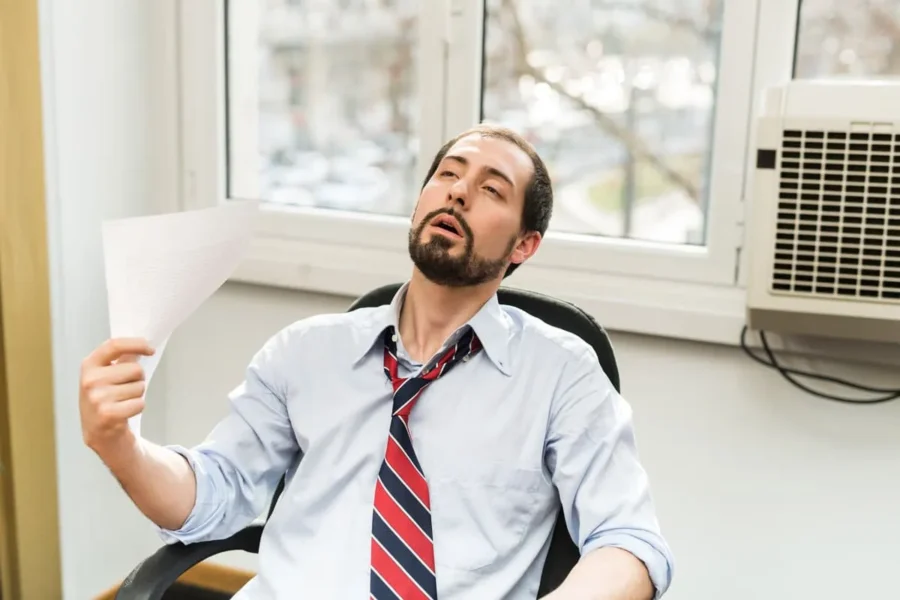 علت باد گرم زدن کولر گازی