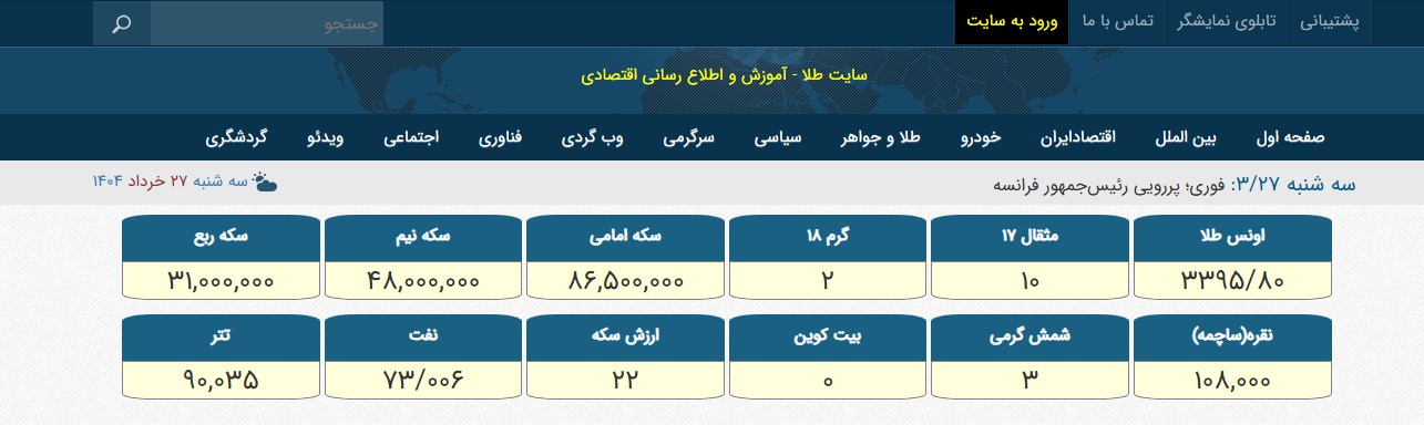 سایت طلا tala.ir