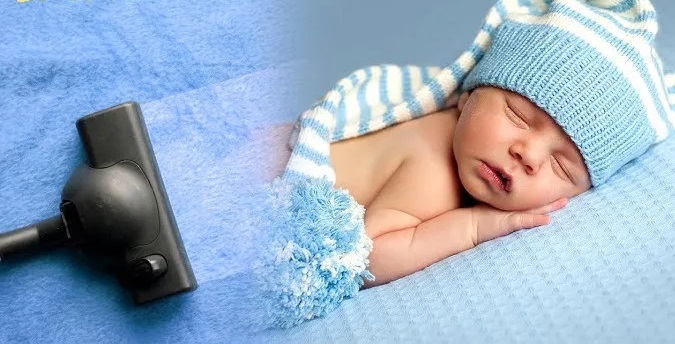 صدای جاروبرقی برای نوزادان
