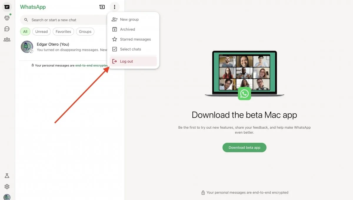 واتساپ وب whatsapp web