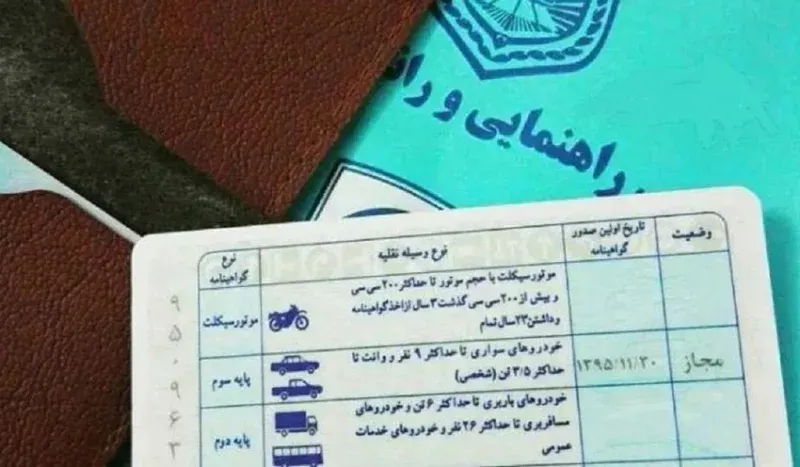 مدارک لازم براي ثبت نام گواهينامه