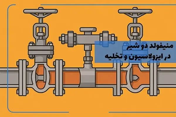 چگونه منیفولد دو شیر عملیات ایزولاسیون و تخلیه را ساده می‌کند
