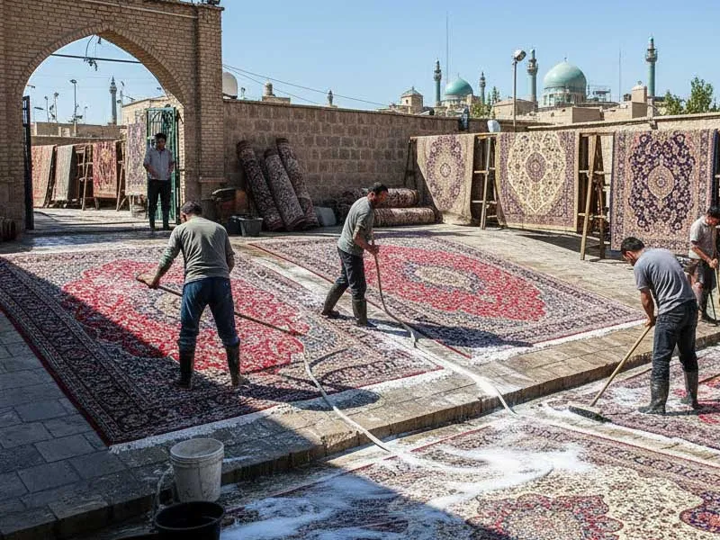 معرفی بهترین قالیشویی قم