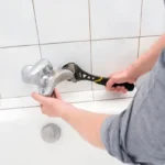 رفع چکه شیر اهرمی حمام