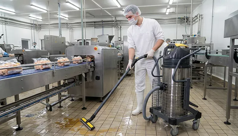 نقش جاروبرقی صنعتی در نظافت و ایمنی محیط کار