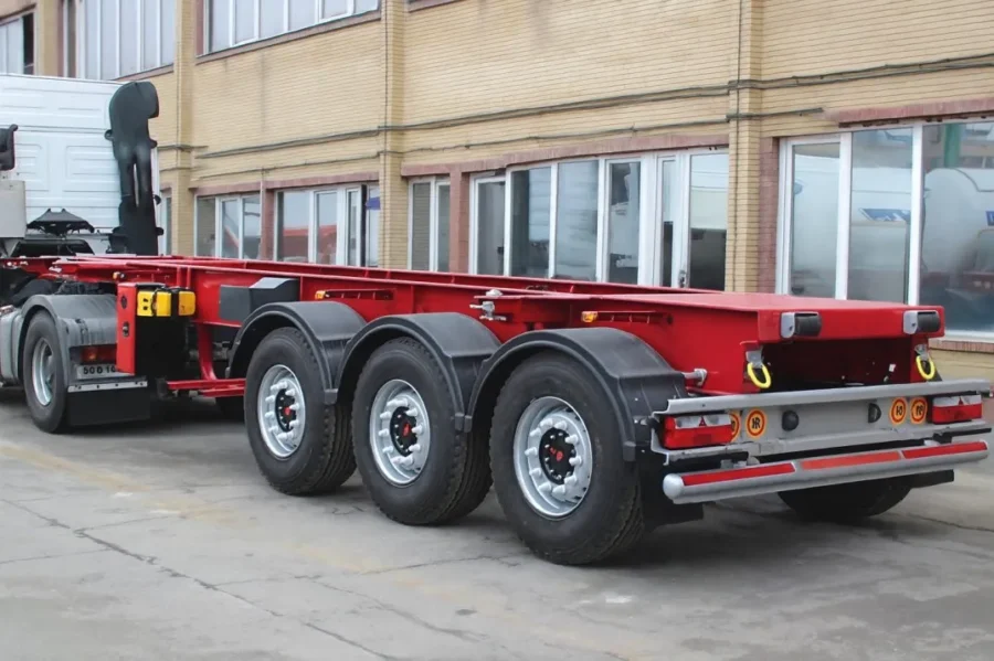 تریلی تیغه کانتینر بر