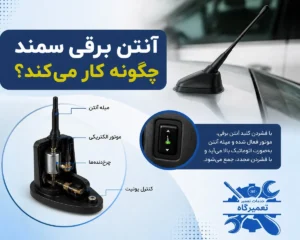 آنتن برقی سمند چگونه کار می کند؟ آنتن برقی سمند چگونه کار می کند؟