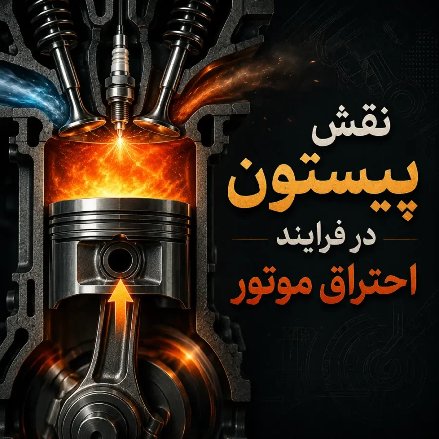 نقش پیستون در فرایند احتراق موتور خودرو