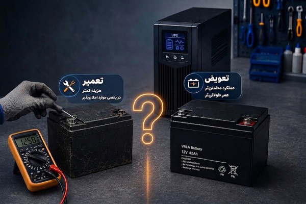 تعمیر باتری بهتر است یا تعویض آن