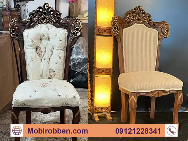 روش صحیح تعمیر پایه مبل سلطنتی در منزل از دید کارشناس