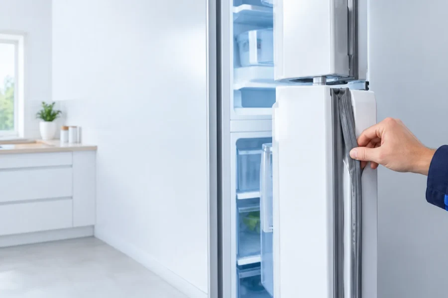 چرا درب یخچال فریزر درست بسته نمیشود؟